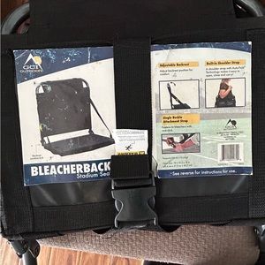 Bleacherback stadium seat